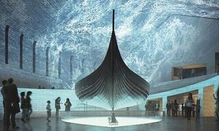 Nave vichinga nel nuovo edificio del Museo delle Navi Vichinghe di Oslo (foto: Visit Oslo) 