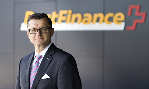 Hansruedi Köng, CEO Postfinance (Bild: KEYSTONE/Gaetan Bally)