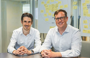finpension-Gründer Beat Bühlmann, Präsident, und Ivo Blättler, CEO (Bild: Finpension)