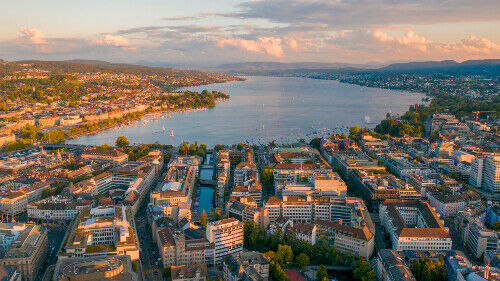 Zürich aus der Luft