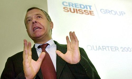 Lukas Mühlemann, Vorsitzender der Geschäftsleitung der Credit Suisse von 1997 bis 2000