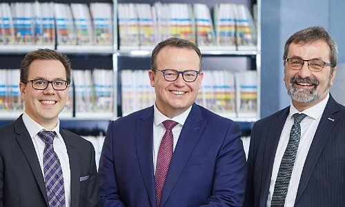 Daniel Sommer, Thomas Vogt, Rudolf Zürcher: Geschäftsleitung der Spar- und Leihkasse Bucheggberg