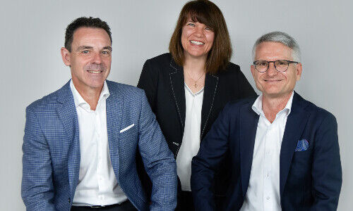 Geschäftsleitung: Oliver Jaussi, Beatrice Bartelt, Philipp Bürgin (von links, Bild: zvg)