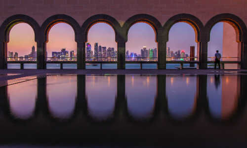 Doha, die Hauptstadt von Katar (Bild: Unsplash / Florian Wehde)