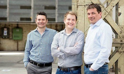 Swisspeers-Gründer (vl): Alwin Meyer, Stefan Nägeli und Andreas Hug