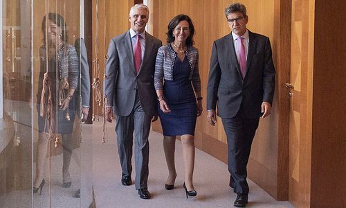 Andrea Orcel, Ana Botin, Jose Antonio Alvarez