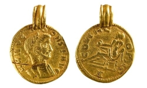 Gold war schon bei den Römern ein geschätzter Wertspeicher: Goldmünze Aureus aus der Zeit des Kaisers Antoninus Pius. (Bild: Shutterstock)