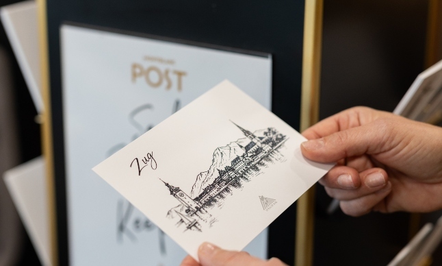 montblanc postkarte zug